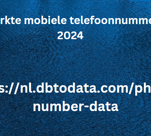 Bijgewerkte mobiele telefoonnummerlead 2024