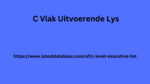 C Vlak Uitvoerende Lys