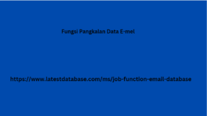 Fungsi Pangkalan Data E-mel 