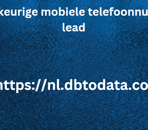 Nauwkeurige mobiele telefoonnummer lead