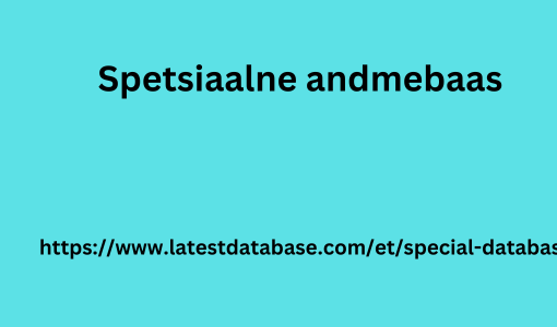 Spetsiaalne andmebaas