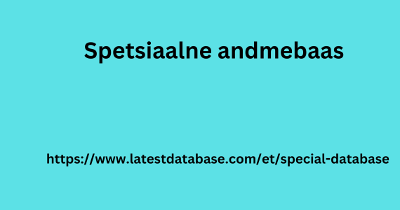 Spetsiaalne andmebaas