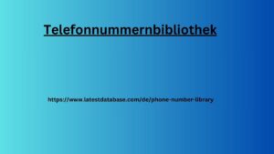 Telefonnummernbibliothek