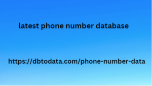 latest phone number database