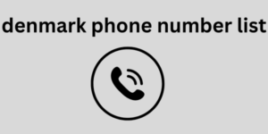 denmark phone number list