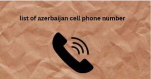 list of azerbaijan cell phone number