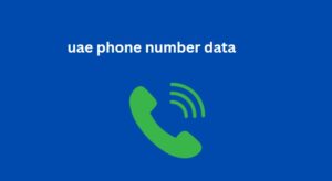 uae phone number data