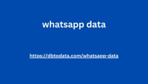 whatsapp data